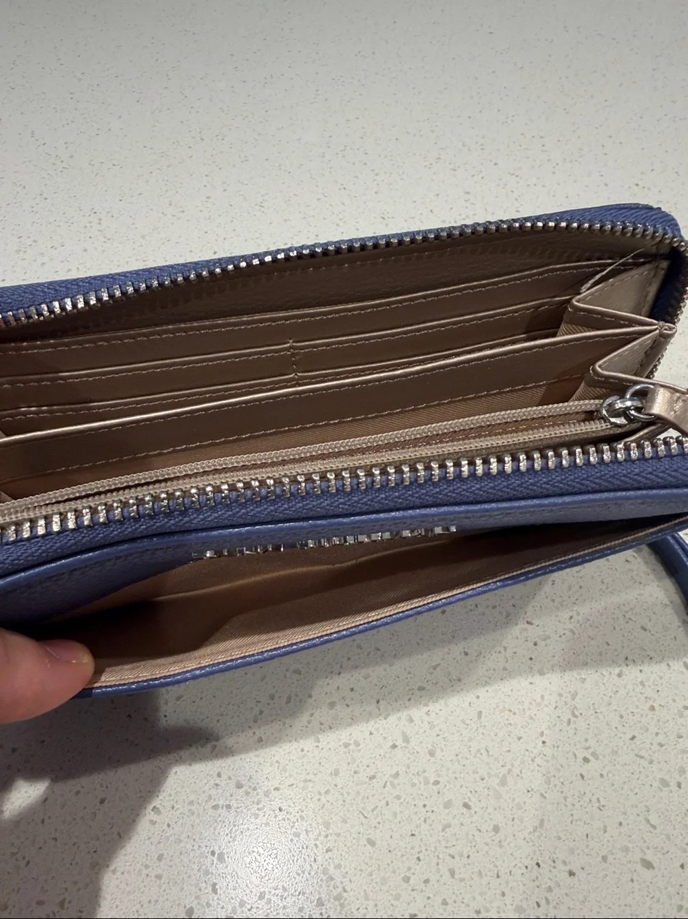 Dana Bachman New - Blue Wallet/Wristlet.